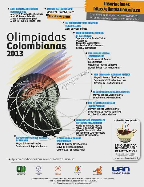 Εικόνα για το άρθρο Στη Σάντα Μάρτα της Κολομβίας η 54η διεθνής μαθηματική ολυμπιάδα νέων