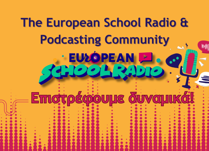 The European School Radio Podcasting Community Facebook Cover